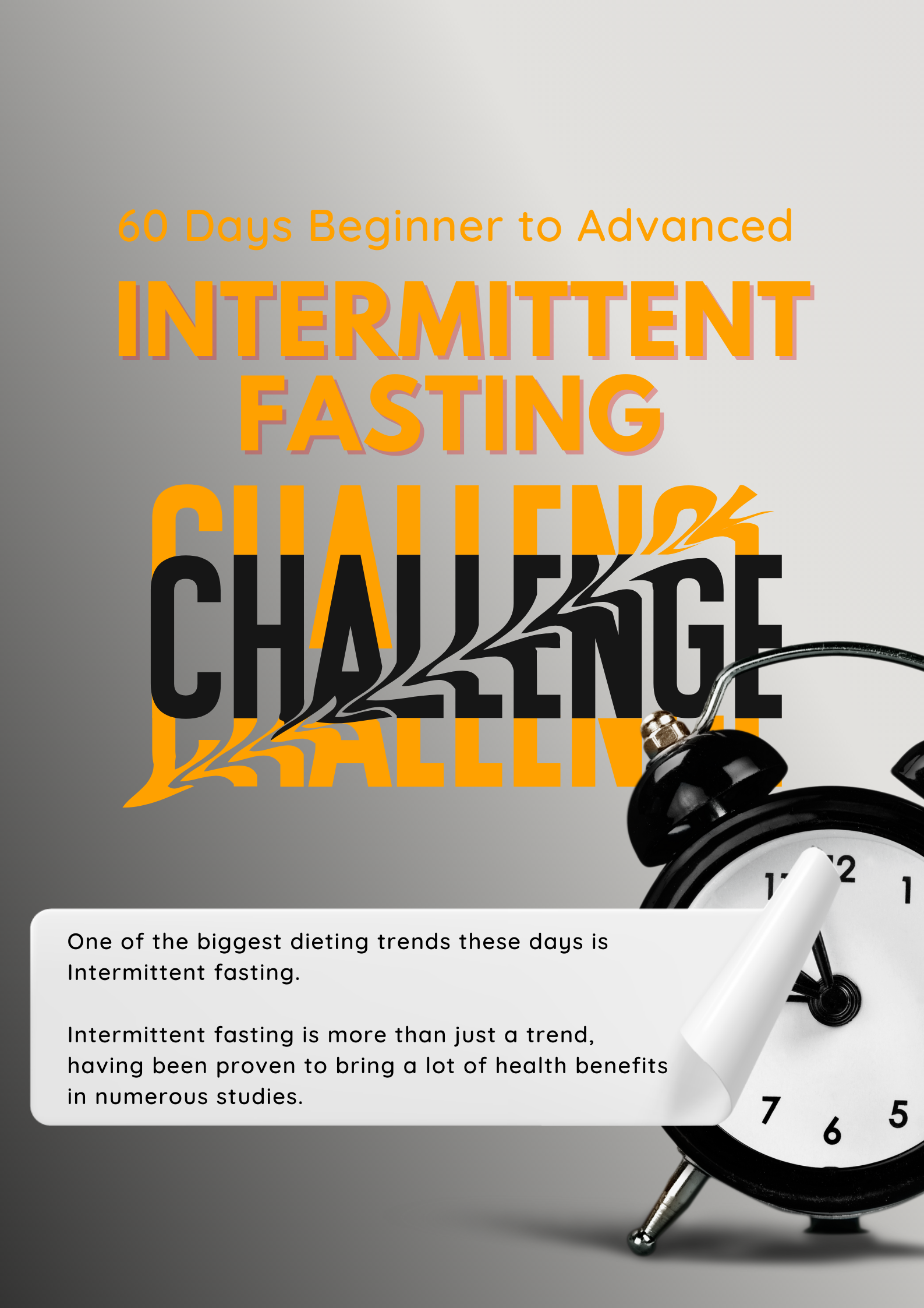 60-day Beginner-Advanced Intermittent Fasting Challenge